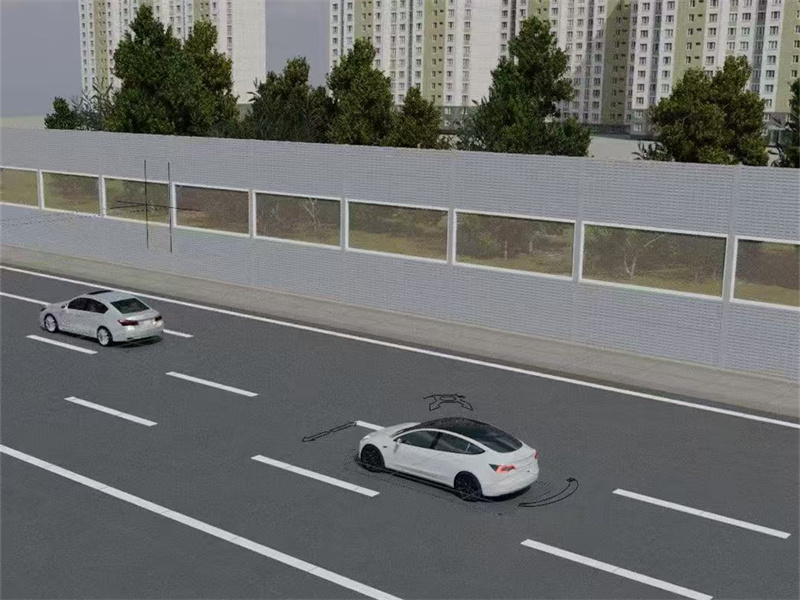城市道路声屏障